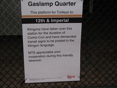 Señalamientos Klingon