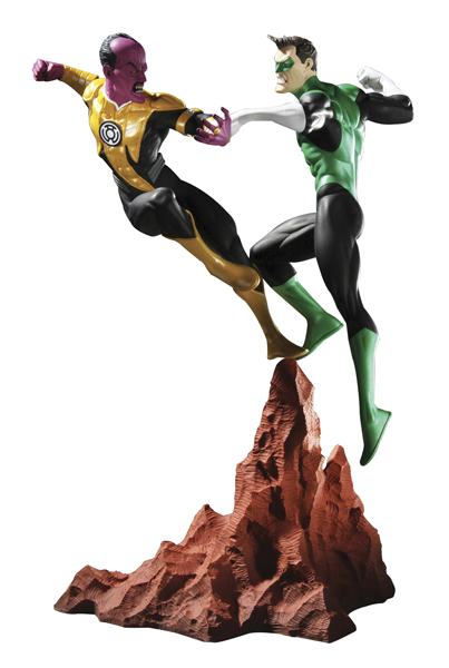 Green Lantern vs Siniestro - Mini Statue