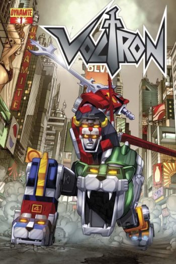 Dynamite Voltron #1 cover - Sean Chen