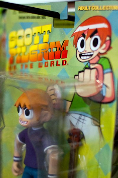 Scott Pilgrim Figure Smiling