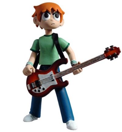 Scott Pilgrim Figure - Shirt and Bass