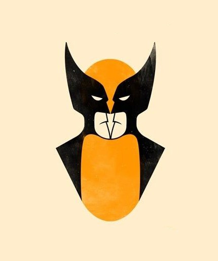Wolverine or two bat men