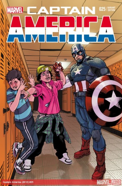 Captain America #25 Stomp Out Bullying Variant Cover Edition